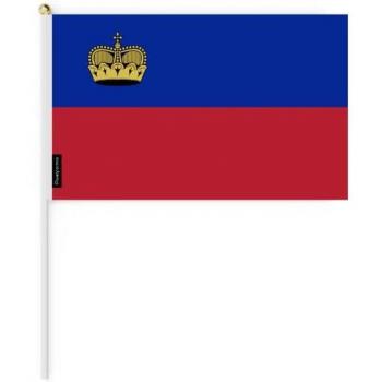 Liechtenstein Flag Collection – 14x21 cm, 50 Units, Durable Polyester, Light Build