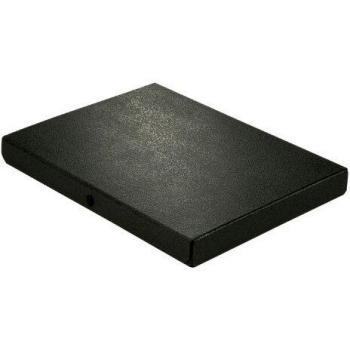 ELBA Porte-Documents A4 Noir 30 mm avec Fermeture Bouton‑Pression