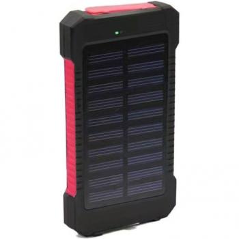 Concise Style Solar Power Bank Case with Dual USB for Samsung 18#820
