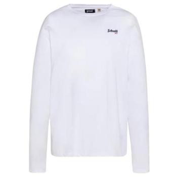 Schott Tee-shirt brodé blanc Homme S