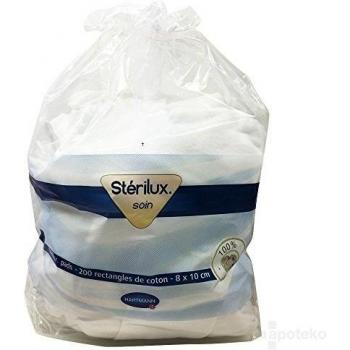 Hartmann Sterillux Pflege Baumwoll-Rechtecke, 200 Stück (8 x 10 cm)