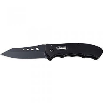 VIGOR V4651 Compact Folding Knife – 86mm Stainless Steel Edge, Aluminum Handle
