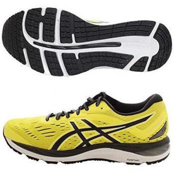 ASICS Men's Gel-Cumulus 20 Running Shoes, Lemon Spark/Black, 7 UK