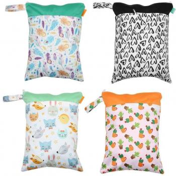Waterproof Diaper Wetbag with Cloth Handle 30x40CM
