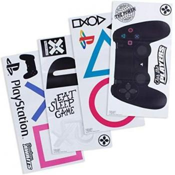 PlayStation Emblem Wand Tattoos