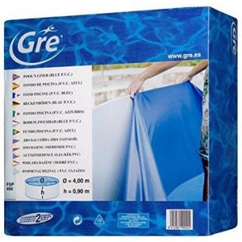 Liner Blu per Piscine Tonde Gre 3,50 X H 0,90 M Sistema Overlap