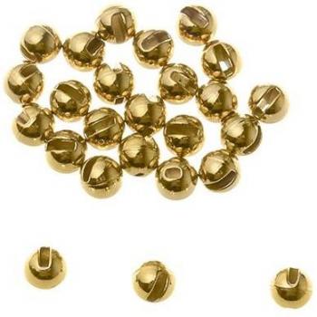 25Pcs Tungsten Slotted Beads for Fly Fishing