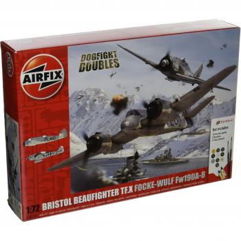Bristol Beaufighter Mk.X & Fw190 1:72 Scale Pairing – Airfix 8‑Pack Model Kit