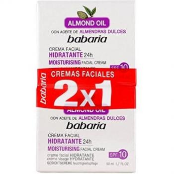Babaria Set Crema Facial Hidratante de Almendras 2 piezas