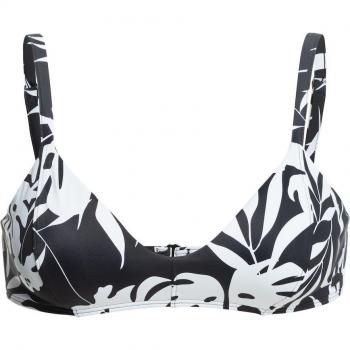 Roxy Damen Bikini Oberteil Love The Aloha Grau/Weiß Größe S
