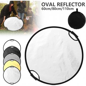 5-in-1 Multi-Disc Light Reflector for Photography (60cm/80cm/110cm)