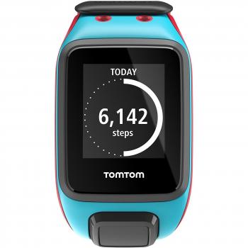 TomTom Runner 2 Outdoor GPS Watch – Red/Blue Strapped Edition