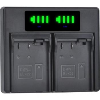 2280mAh Panasonic DMW-BLK22 Battery for LUMIX DC-S5 and DC-S5K