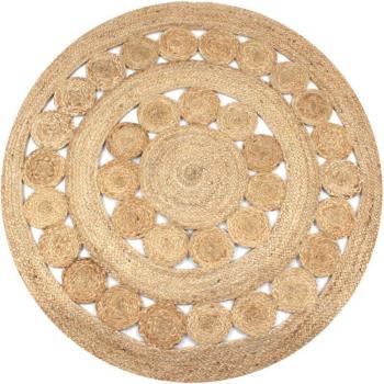 Tapis Tressé en Jute 120 cm
