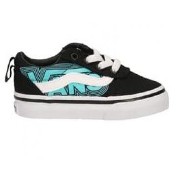 Vans Boys Toddler Glow Black Slip-On Trainers Size 2.5