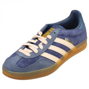 Adidas Gazelle Indoor Homme Cuir Suédé Bleu Taille 45 1/3