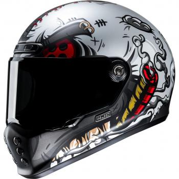 HJC V10 VATT Casque noir-gris-jaune pour taille XS (54-55)