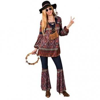 Orlob Damen Hippie Verkleidung 70er Jahre