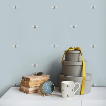 Sophie Allport Bees Duck Egg Blue