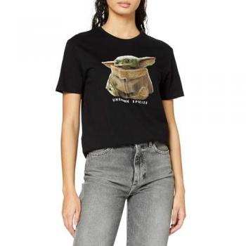 Herren-Cotton Shirt Mandalorian – Unbekannte Spezies, Schwarz, L