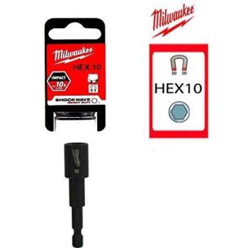 Milwaukee bussola magnetica attacco 1/4'' M6 Hex10