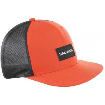 TRUCKER FLAT CAP Unisex Adult LC2384800 M CHERRY BLACK – Salomon Tomato/Deep
