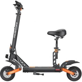 KuKirin G2 Pro, patinete eléctrico con motor de 600W y capacidad de batería de 15Ah, en color gris y naranja