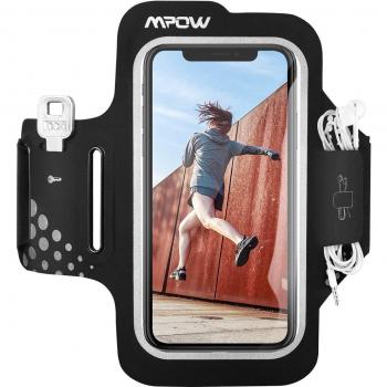 Mpow Braccio Fit – Sweatproof, tasca carte, compatibilità iPhone 8/7/6/XR/XS/X