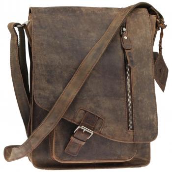 Greenburry Vintage Revival 25 cm Brown Leather Shoulder Bag