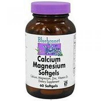 Suplemento Bluebonnet de Calcio, Magnesio, Zinc + Vit D3