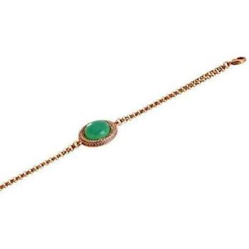 Bracciale in metallo con perle e pietre preziose per donna Sharada Trendy XBR825RS