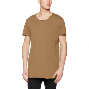 JACK & JONES Jorbas Tee Ss U-Neck Noos, Camiseta para Hombre, Marrón