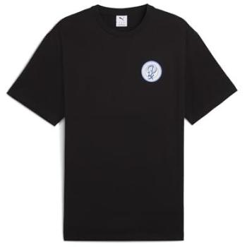 Black PUMA Legacy II Short Sleeve Tee for Men – Relaxed Cut