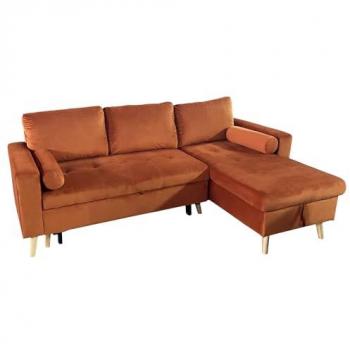HAPPY GARDEN James 3-Sitzer Sofa in Terracotta
