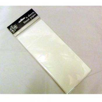 Premium White Tissue Pack – 6 Sheets