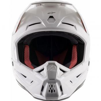 Crosshelm Alpinestars SM5 Solid Weiß 2XL 63-64cm