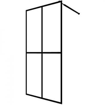 VidaXL Tempered Glass Shower Screen 118 x 190 cm