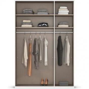 Evelyn – Schlafzimmerschrank 151 × 223 × 61 cm, 3 Breiten, 2 Höhen