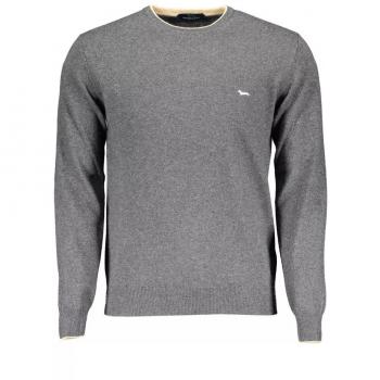 Men's Elegant Gray Long Sleeve Sweater