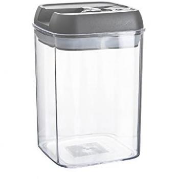Grey Flip Lock Food Storage Container 800ml