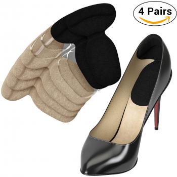 Extra Volume Gel Insole Inserts with Heel Grips and Antislip Feature