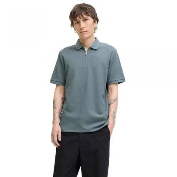 Austin Zip-Up Polo from Jack & Jones