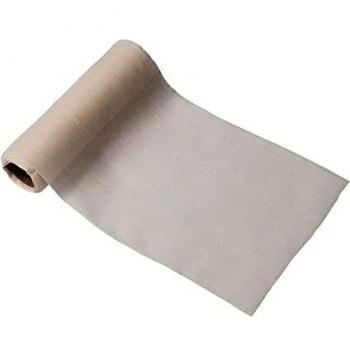 Artifetes Ruban de Table Mousseline Ivoire 14cm x 5m