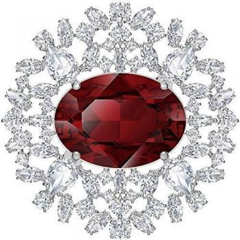 Swarovski Damenbrosche Louison Rot 5495263