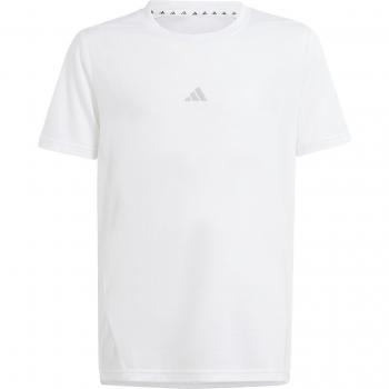 Playera adidas Essentials Aeroready para Niños Blanca