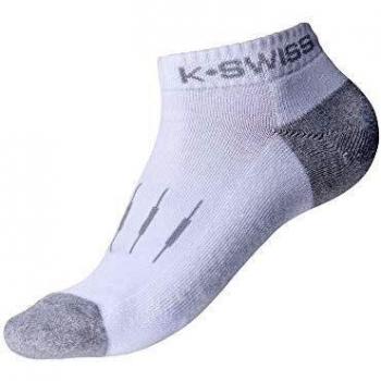 K-Swiss 3 Pack Women's Tennis Socks White Size 35-38