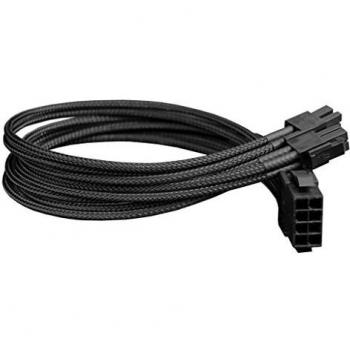 Nanoxia Professional Grade 8-Pin EPS Cable Extender, 30 cm Long with Single Sleeving