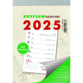 Zettler Wochenabreißkalender 325-0000