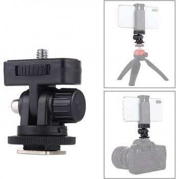 1/4 Inch Cold Shoe Adapter for Tripod
