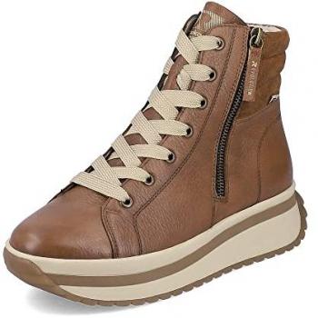 Rieker Damen Halbschuhe Braun Flacher Absatz Größe 40